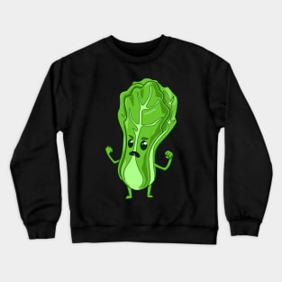 Cartoon lettuce Crewneck Sweatshirt